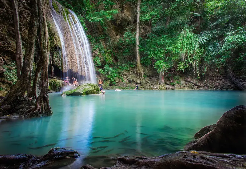thailand-erawan-waterfall-turqoise