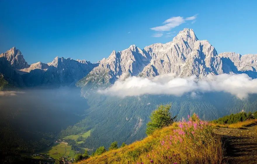 Dolomite mountains