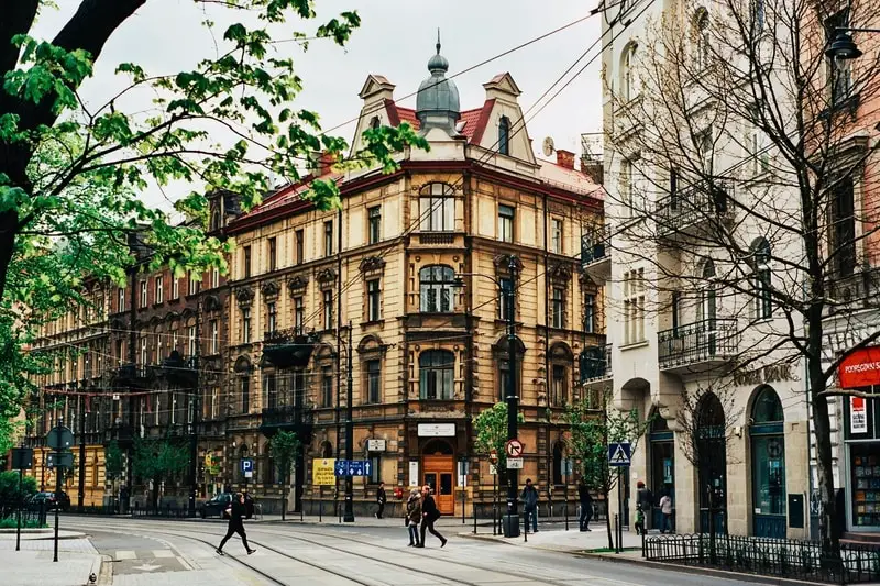 Poland corner street