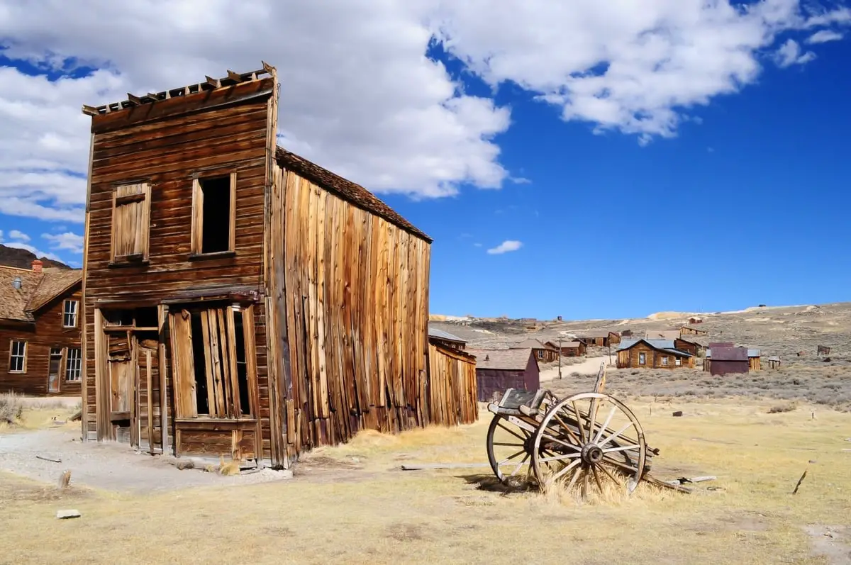 Old abandoned Wild West town