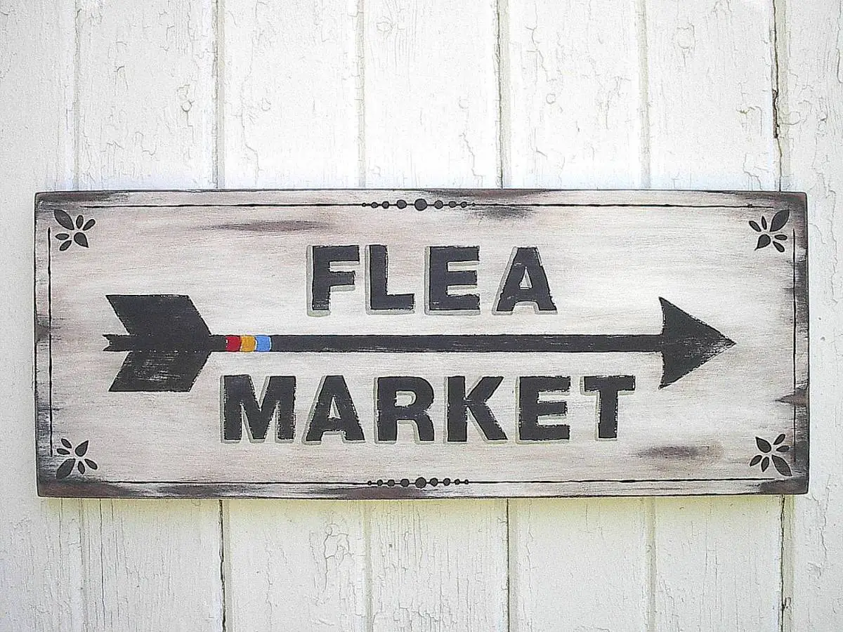 Flea Marker Sign